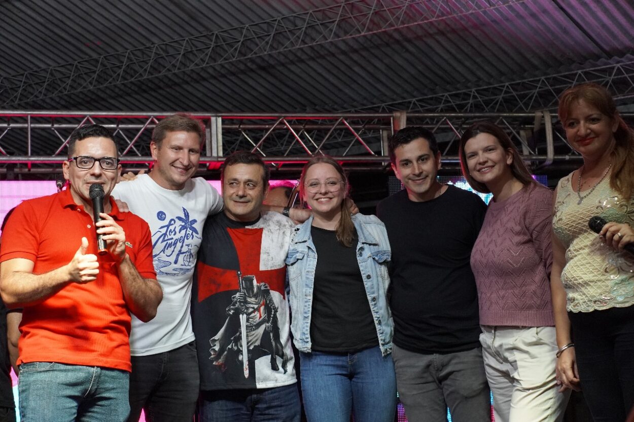 Herrera Ahuad y Macías compartieron el cumpleaños del concejal Pablo Velázquez y el festejo anticipado por el Día del Trabajador imagen-6