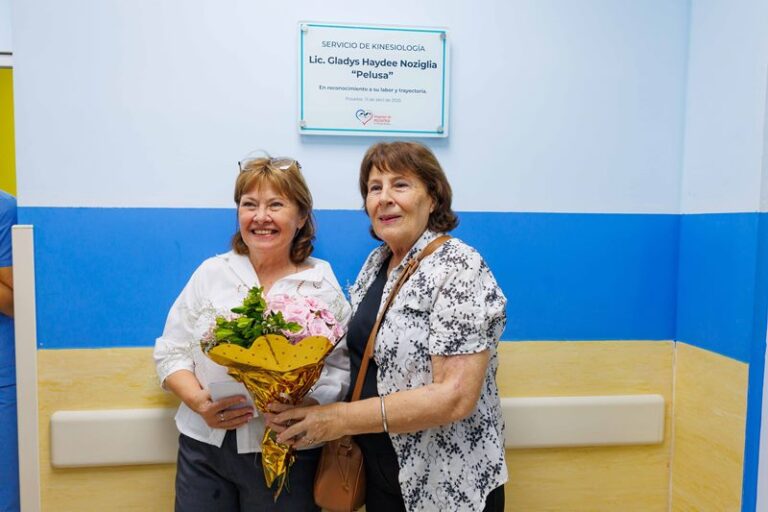 Hospital de Pediatría: nuevo consultorio para Kinesiología, que ahora lleva el nombre de la Lic. Gladys “Pelusa” Noziglia imagen-31