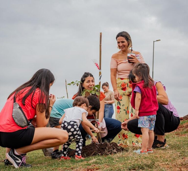 La Municipalidad y ambientalistas realizaron plantación masiva de árboles en Itaembé Guazú imagen-21