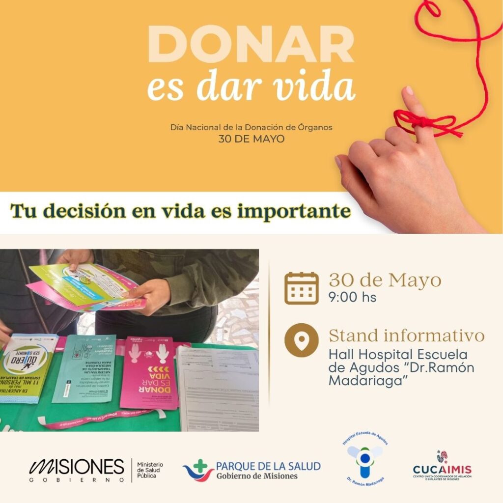 Misiones mantiene indicadores altos en donación de órganos y apunta a sumar nuevas tecnologías 3 Misiones mantiene indicadores altos en donación de órganos y apunta a sumar nuevas tecnologías imagen-2