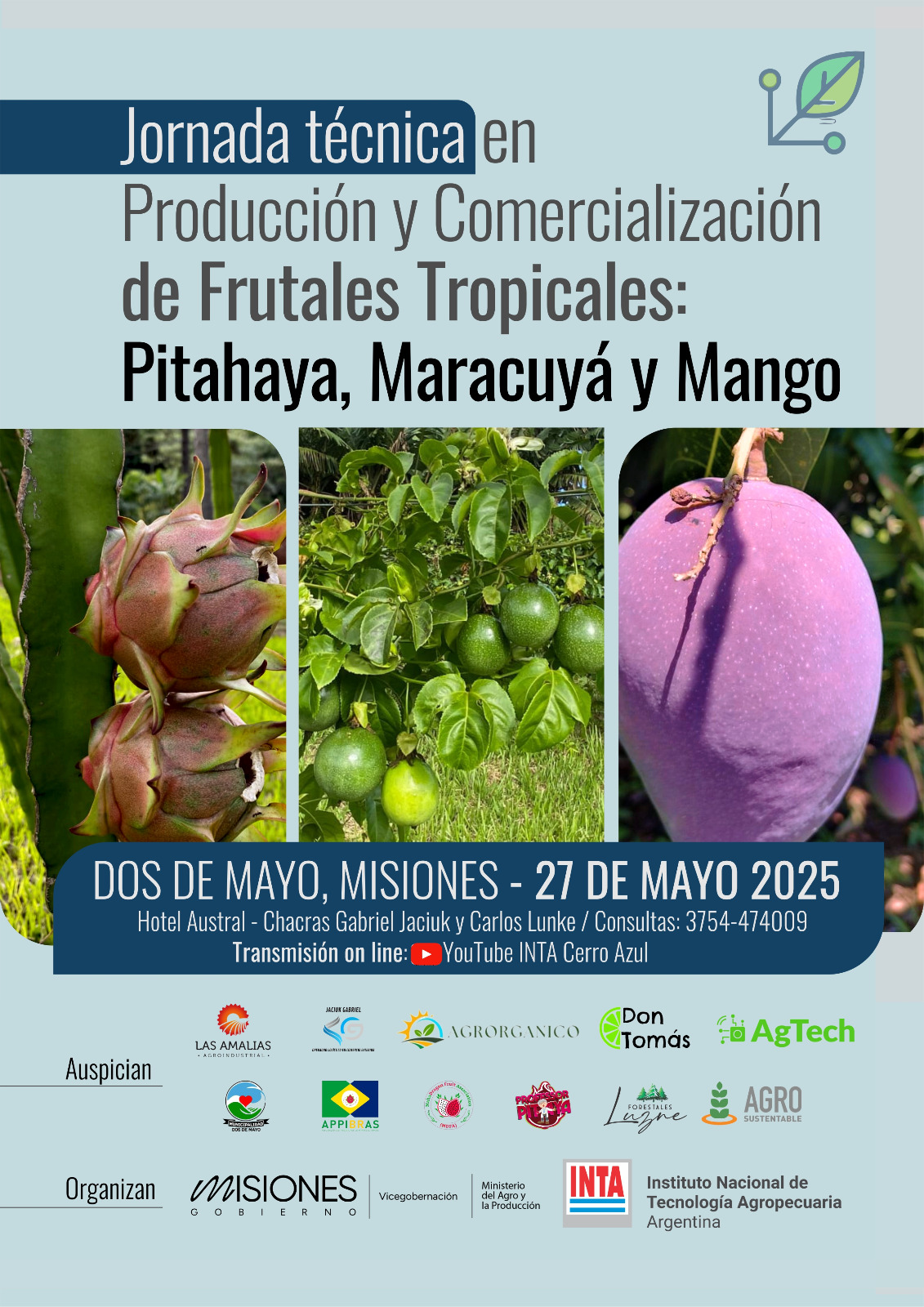 Misiones será sede de una jornada técnica internacional sobre frutales tropicales imagen-2