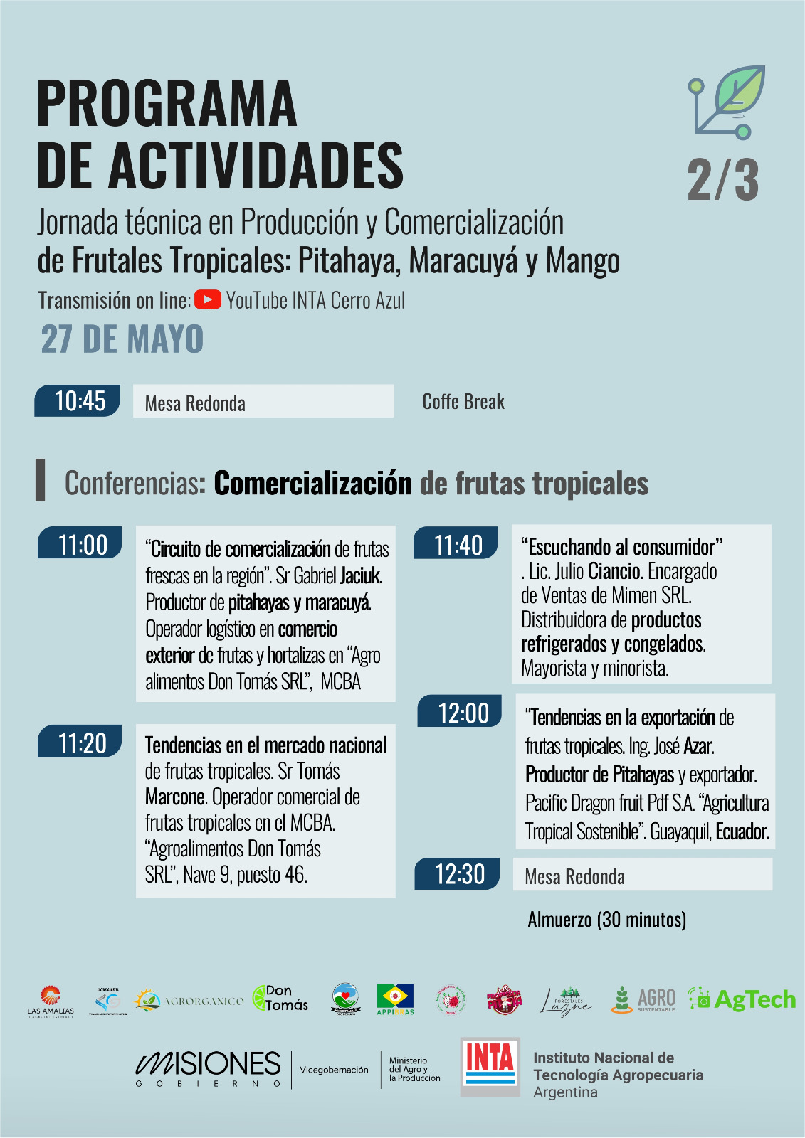 Misiones será sede de una jornada técnica internacional sobre frutales tropicales imagen-6