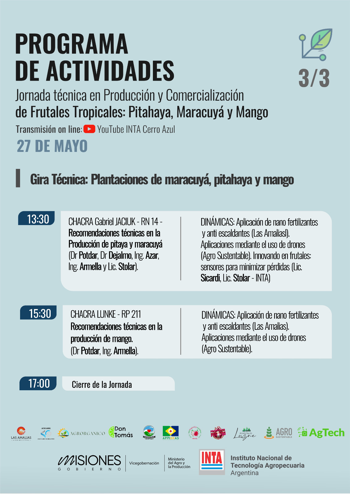 Misiones será sede de una jornada técnica internacional sobre frutales tropicales imagen-8