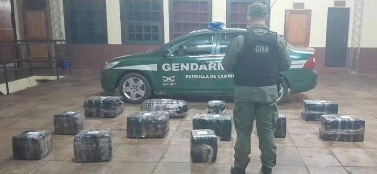 Patrulla de gendarmes descubre 201 kilos de cogollos de marihuana entre la maleza imagen-34