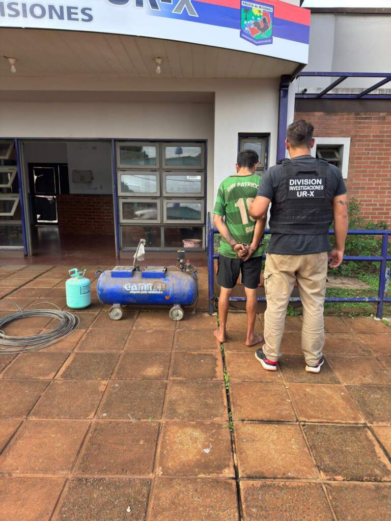 "Pichado", con un frondoso prontuario, fue atrapado en pleno robo en Posadas imagen-37