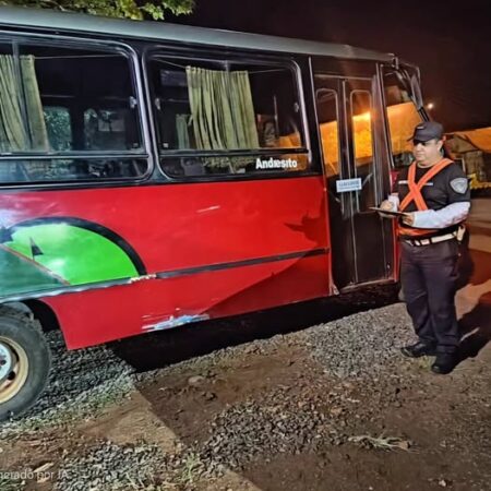 Transportaban a tareferos sin las mínimas condiciones de seguridad; otra vez el colectivo de Corrientes Transportaban a tareferos sin las mínimas condiciones de seguridad; otra vez el colectivo de Corrientes imagen-5