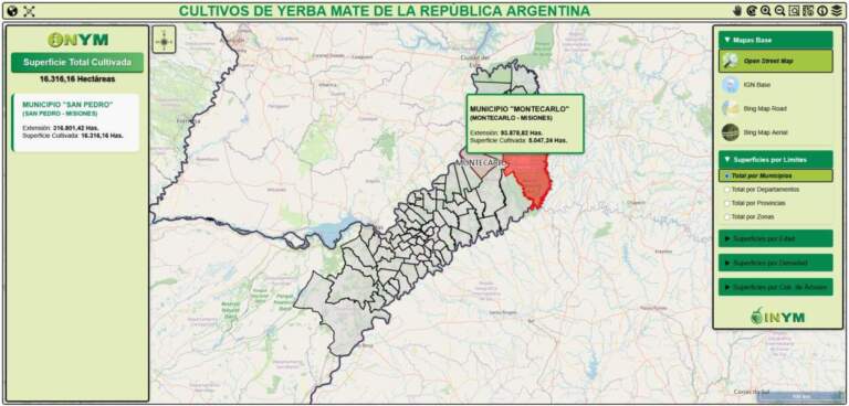 El Inym creó el primer mapa interactivo de yerba mate de la Argentina imagen-7
