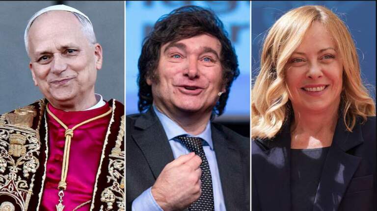 Milei llegó a Roma para iniciar su vínculo personal con León XIV y profundizar la alianza geopolítica con Meloni imagen-33