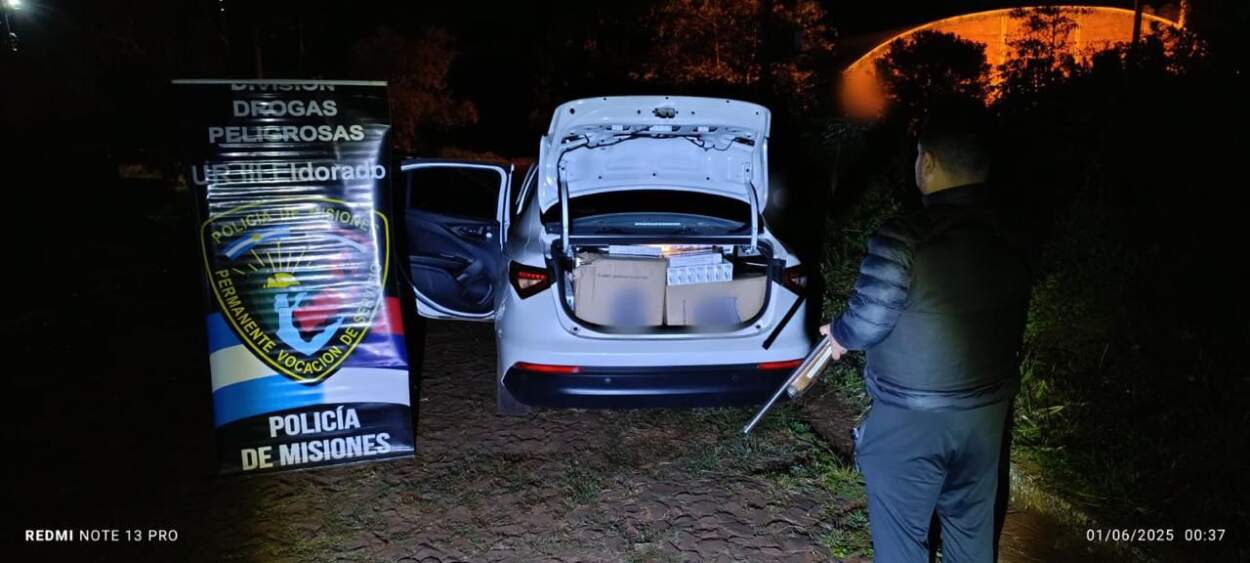 Incautaron un vehículo robado con una carga millonaria de cigarrillos ingresados de contrabando 7 Incautaron un vehículo robado con una carga millonaria de cigarrillos ingresados de contrabando imagen-6