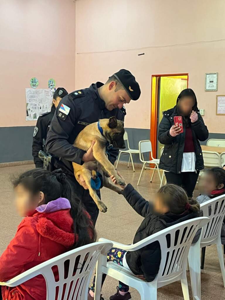 La Policía presentó a sus nuevos canes: Capitán y Rocky, con nombres elegidos por alumnos misioneros imagen-8