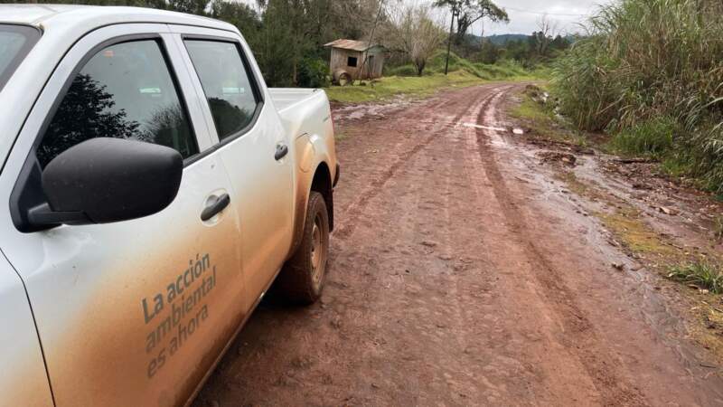 Inspección de Ecología en Caraguatay ante denuncia de la comunidad Yacá Porá imagen-12