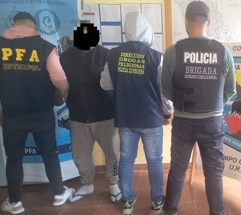 La Policía de Misiones capturó a un narcocriminal prófugo del Brasil con pedido de captura de interpol imagen-2
