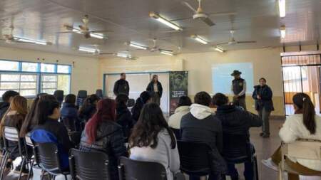 Se realizó la primera jornada de educación ambiental en el Parque Federal Campo San Juan con alumnos del BOP Nº5 de Candelaria imagen-2