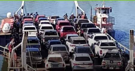 Puerto Paso Barca permanece cerrado en San Javier por la creciente extraordinaria del río Uruguay Puerto Paso Barca permanece cerrado en San Javier por la creciente extraordinaria del río Uruguay imagen-3