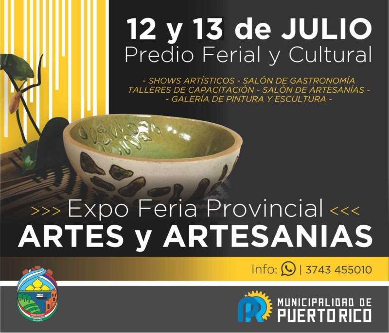 Muestras, conciertos, funciones teatrales y eventos al aire libre componen la grilla cultural de Misiones entre el miércoles 10 y el domingo 13 de julio imagen-2