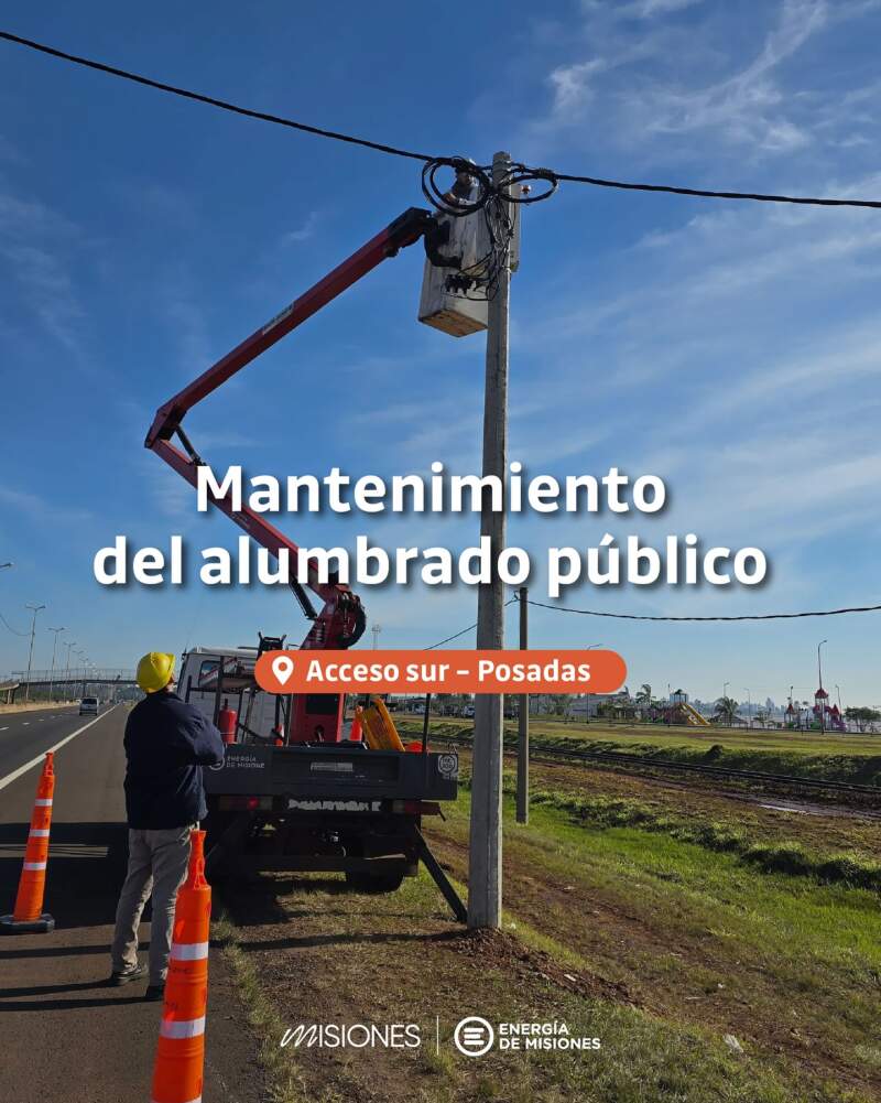 Acceso Sur: trabajaron en la reparación y el mantenimiento del alumbrado público frente al Complejo “Costa Sur” 3 Acceso Sur: trabajaron en la reparación y el mantenimiento del alumbrado público frente al Complejo “Costa Sur” imagen-2