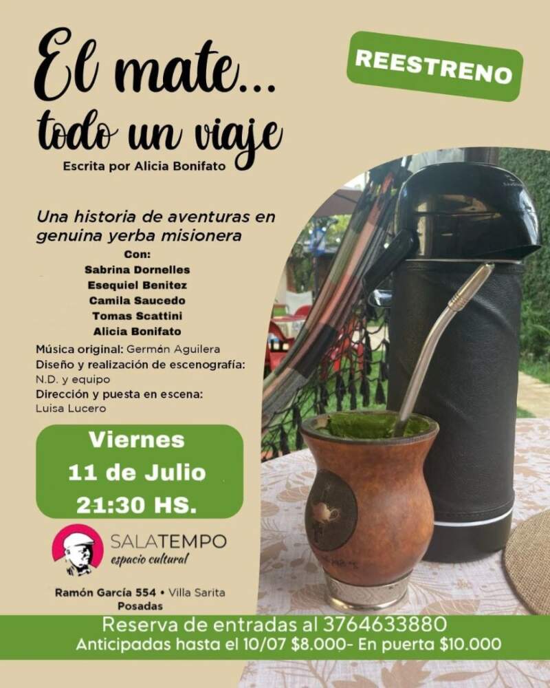 Muestras, conciertos, funciones teatrales y eventos al aire libre componen la grilla cultural de Misiones entre el miércoles 10 y el domingo 13 de julio imagen-20