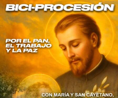 Invitan a la "Biciprocesión" solidaria "por el pan, el trabajo y la paz" imagen-4