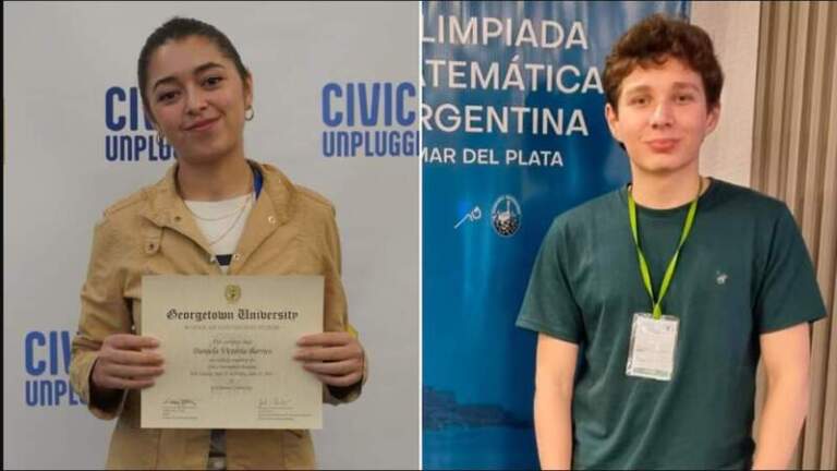 Dos jóvenes argentinos fueron nominados para el premio al mejor estudiante del mundo imagen-28