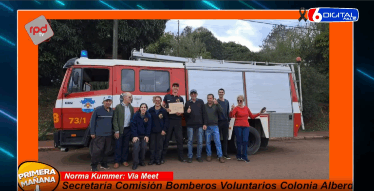 Colonia Alberdi incorporó su primera autobomba para el cuartel de bomberos voluntarios imagen-18