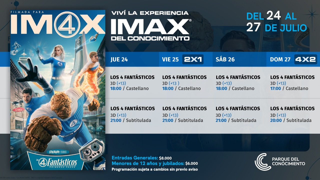Fantásticas Vacaciones en el Imax del Conocimiento 3 Fantásticas Vacaciones en el Imax del Conocimiento imagen-2