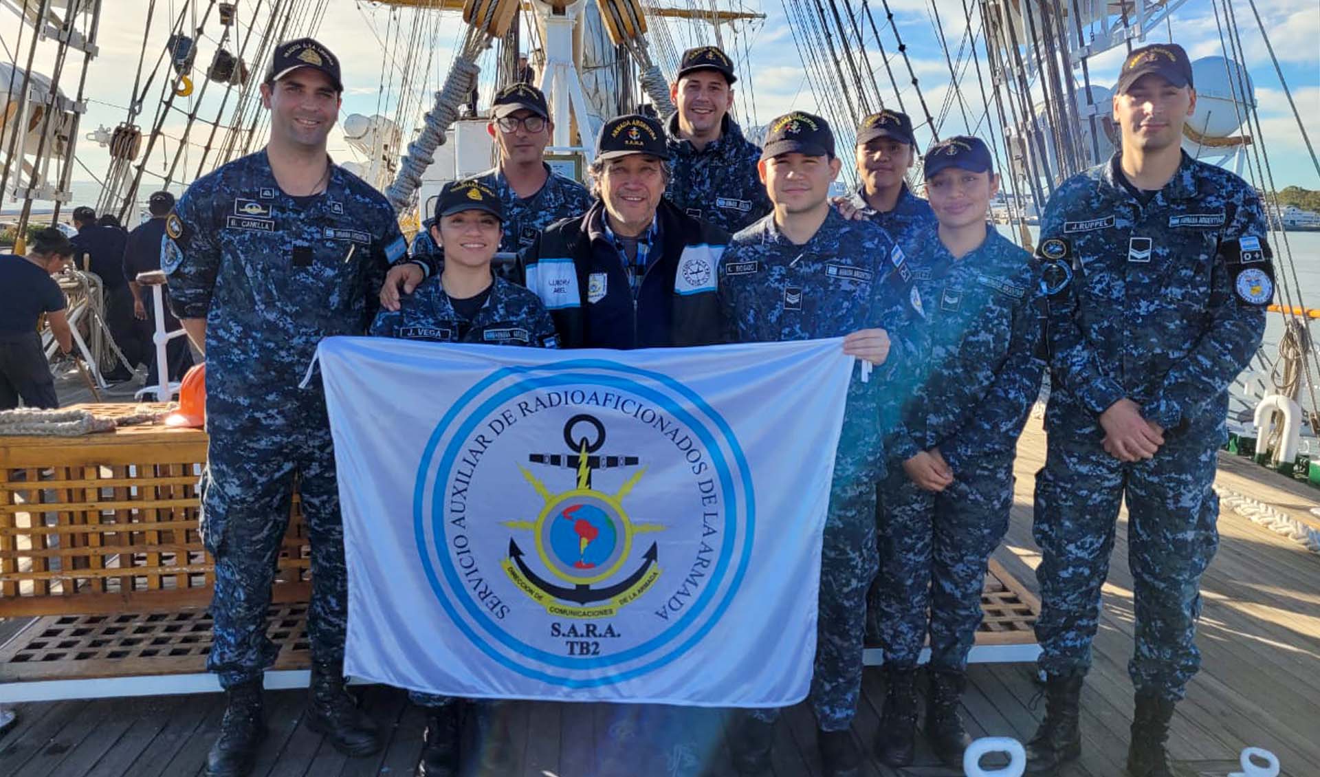 Un radioaficionado misionero de la Armada Argentina transmite desde la fragata ARA “Libertad” imagen-8