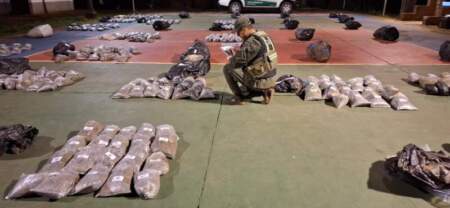 Intentaron descargar 500 kilos de marihuana en las orillas del río Paraná imagen-4