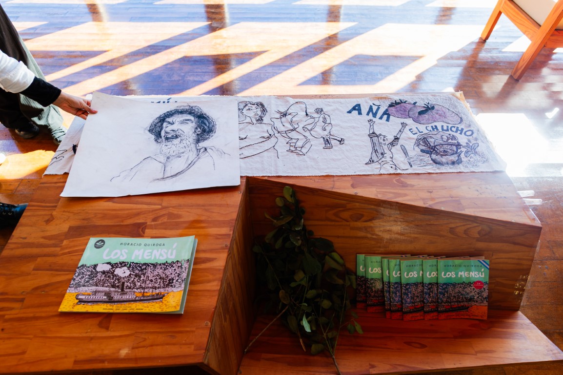 Una muestra colectiva ilustra el cuento "Los mensú" con más de 200 dibujos en la Casa Museo de Horacio Quiroga imagen-2