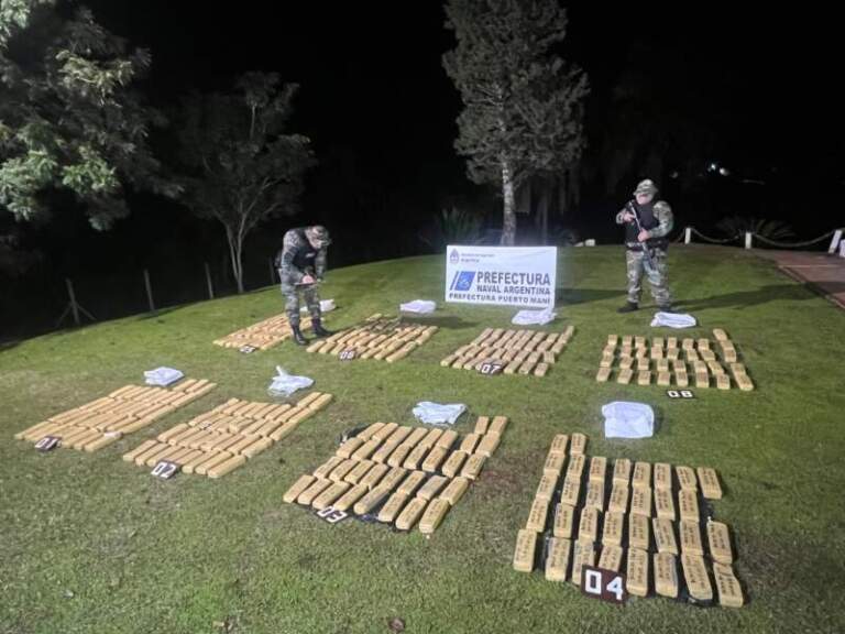 Secuestran más de 200 kilos de marihuana valuados en $700 millones en Puerto España y Garupá imagen-18