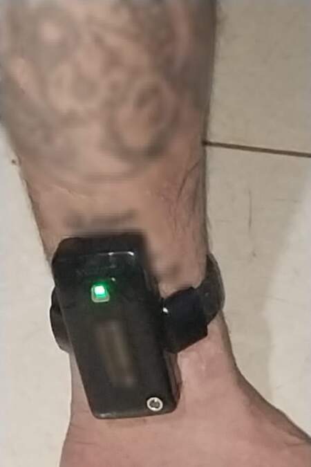 Capturaron en un paso ilegal a un ex convicto armado y con una tobillera electrónica imagen-7