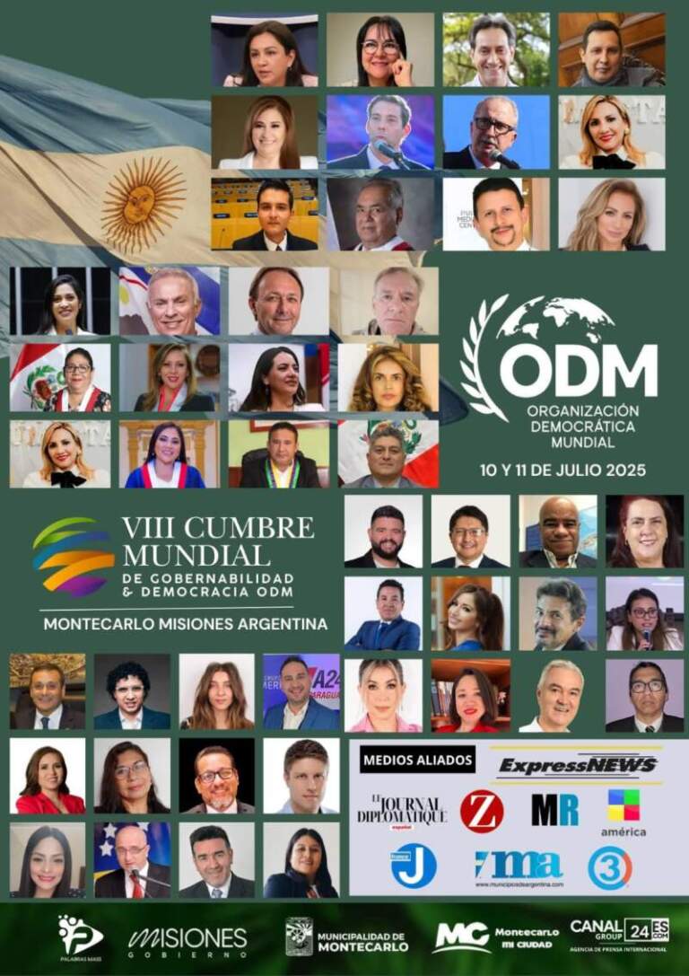 Con paneles de temática variada, comenzó en Montecarlo la VIII Cumbre Mundial de Gobernabilidad y Democracia ODM imagen-42