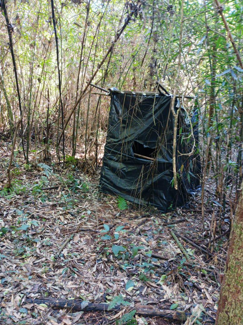 Guardaparques destruyeron estructuras utilizadas para la caza furtiva en zona de frontera imagen-2