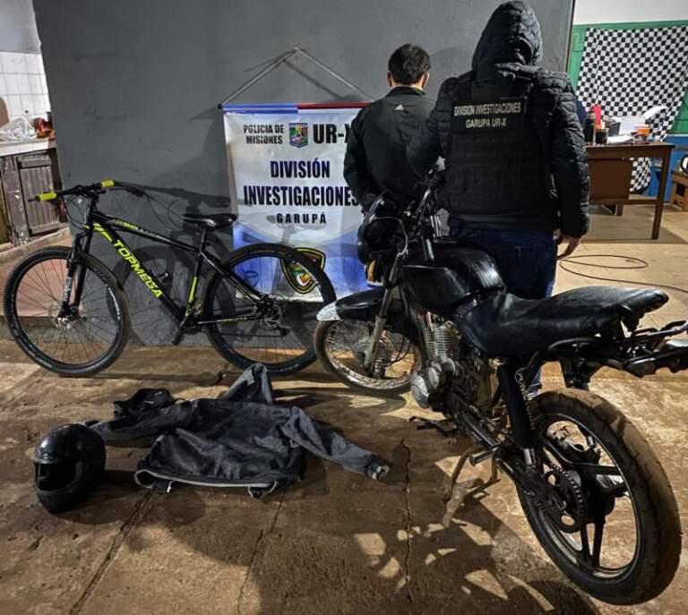 Capturaron a “Misio”, motochorro que operaba en zonas de Garupá y Candelaria imagen-45