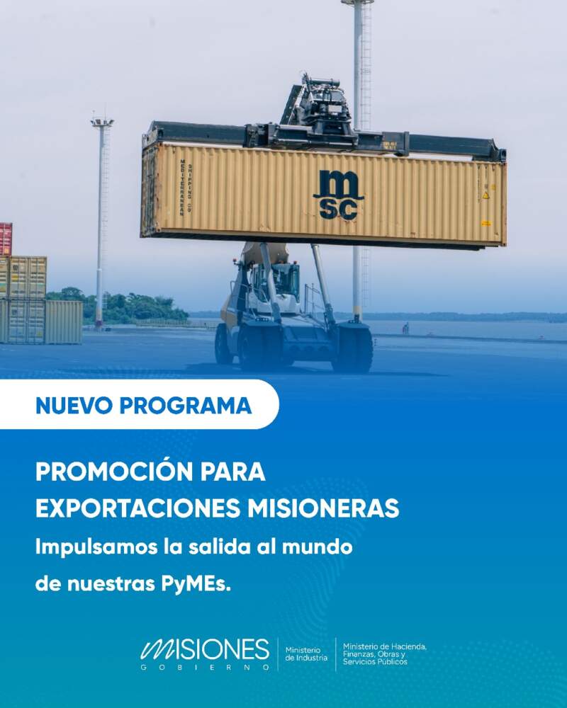 Impulso a las exportaciones misioneras: continúa vigente el programa provincial para pymes con perfil internacional imagen-2