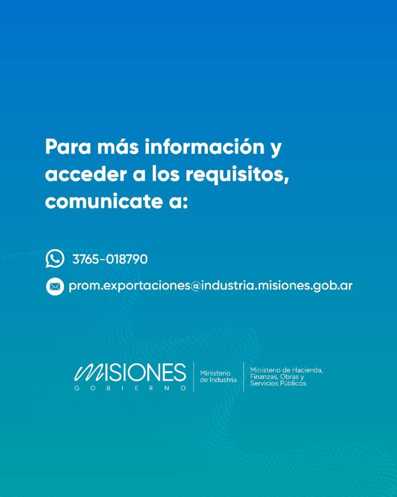 Impulso a las exportaciones misioneras: continúa vigente el programa provincial para pymes con perfil internacional imagen-14