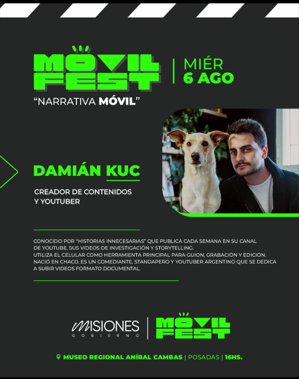 Llega “Narrativa Móvil” al MóvilFest: un conversatorio con Damián Kuc y Paz Varales imagen-2