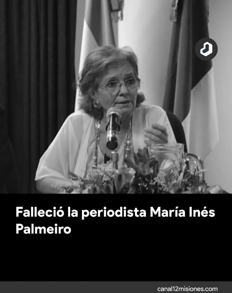 Hasta siempre María Inés Palmeiro, Maestra de Periodistas 9 Hasta siempre María Inés Palmeiro, Maestra de Periodistas imagen-8