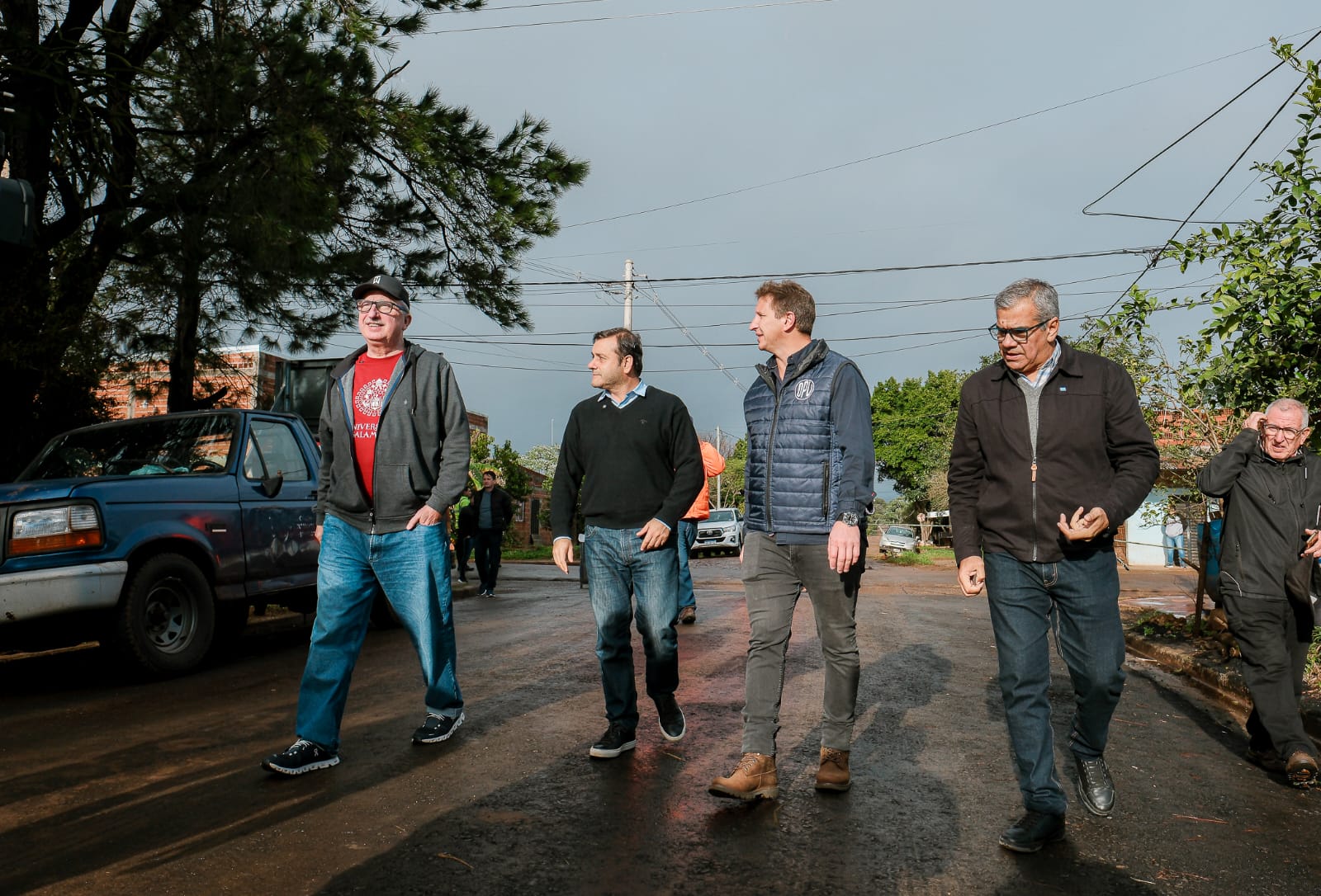 Passalacqua supervisó obras viales e hidráulicas junto a Herrera Ahuad 3 Passalacqua supervisó obras viales e hidráulicas junto a Herrera Ahuad imagen-2