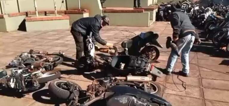 Apóstoles: compactaron 40 motos secuestradas por infracciones de tránsito imagen-32