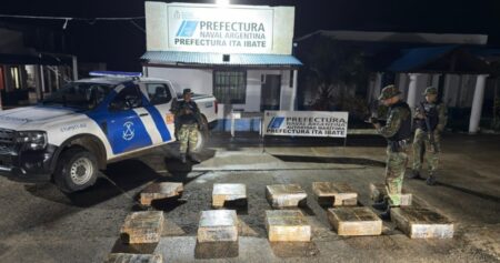 Prefectura realizó un secuestro millonario de marihuana en Itá Ibaté imagen-5