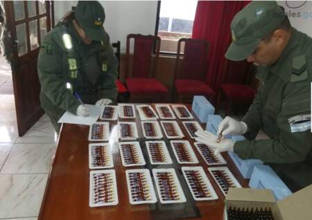 Una encomienda con 500 ampollas de fentanilo y el secuestro en "El Arco", el origen de la investigación que abarcó allanamientos en varias provincias imagen-8