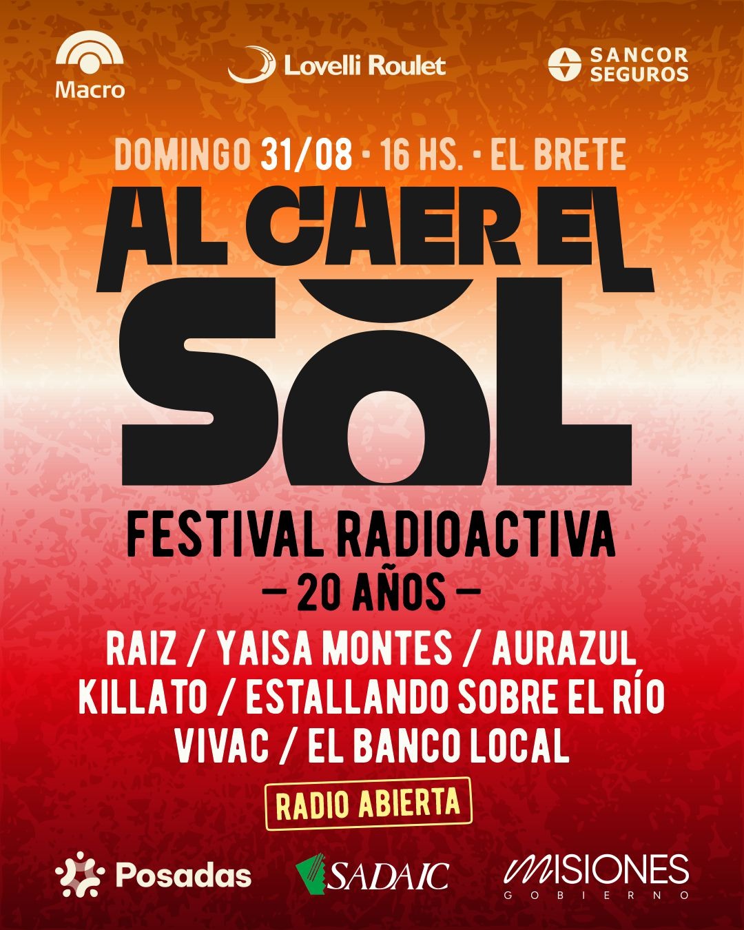 Al Caer el Sol: Un encuentro rockero único en El Brete cerrará agosto celebrando dos décadas de música con la participación de bandas locales imagen-2