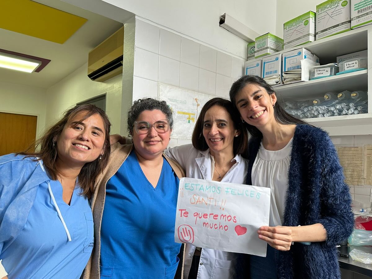 Tras dar negativo, Santino podría continuar en dos o tres semanas el resto del tratamiento en Argentina imagen-2