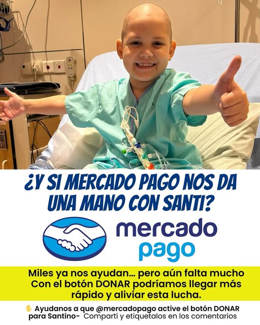 Santino en Singapur: "Necesitamos que Mercado Pago escuche este pedido y active el botón Donar" imagen-2