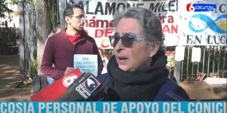 Protesta: trabajadores del Conicet denuncian vaciamiento, recorte de financiamiento y restricciones a becarios doctorales y postdoctorales Protesta: trabajadores del Conicet denuncian vaciamiento, recorte de financiamiento y restricciones a becarios doctorales y postdoctorales imagen-1