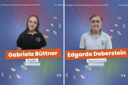 Gabriela Büttner y Edgardo Doberstein, educadores misioneros finalistas del premio “Docentes que Inspiran” Gabriela Büttner y Edgardo Doberstein, educadores misioneros finalistas del premio “Docentes que Inspiran” imagen-6