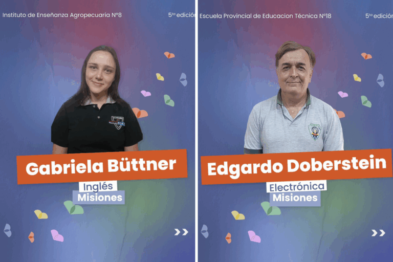 Gabriela Büttner y Edgardo Doberstein, educadores misioneros finalistas del premio “Docentes que Inspiran” imagen-39