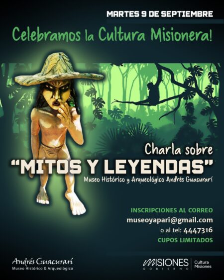 Museo Guacurarí invita a charlas sobre mitos y leyendas por el Día de la Cultura Misionera imagen-6