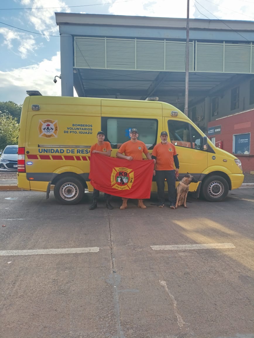 El can Midas de la unidad canina de Puerto Iguazú se sumó a la búsqueda del empresario argentino desaparecido en Paraguay 3 El can Midas de la unidad canina de Puerto Iguazú se sumó a la búsqueda del empresario argentino desaparecido en Paraguay imagen-2