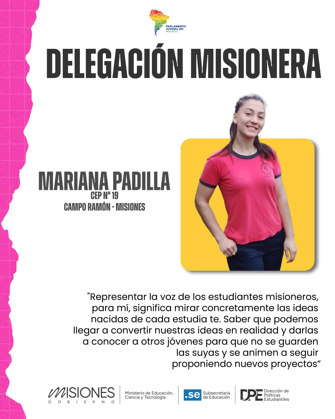 Misiones presenta a su delegación para la Instancia Internacional del Parlamento Juvenil del Mercosur imagen-6